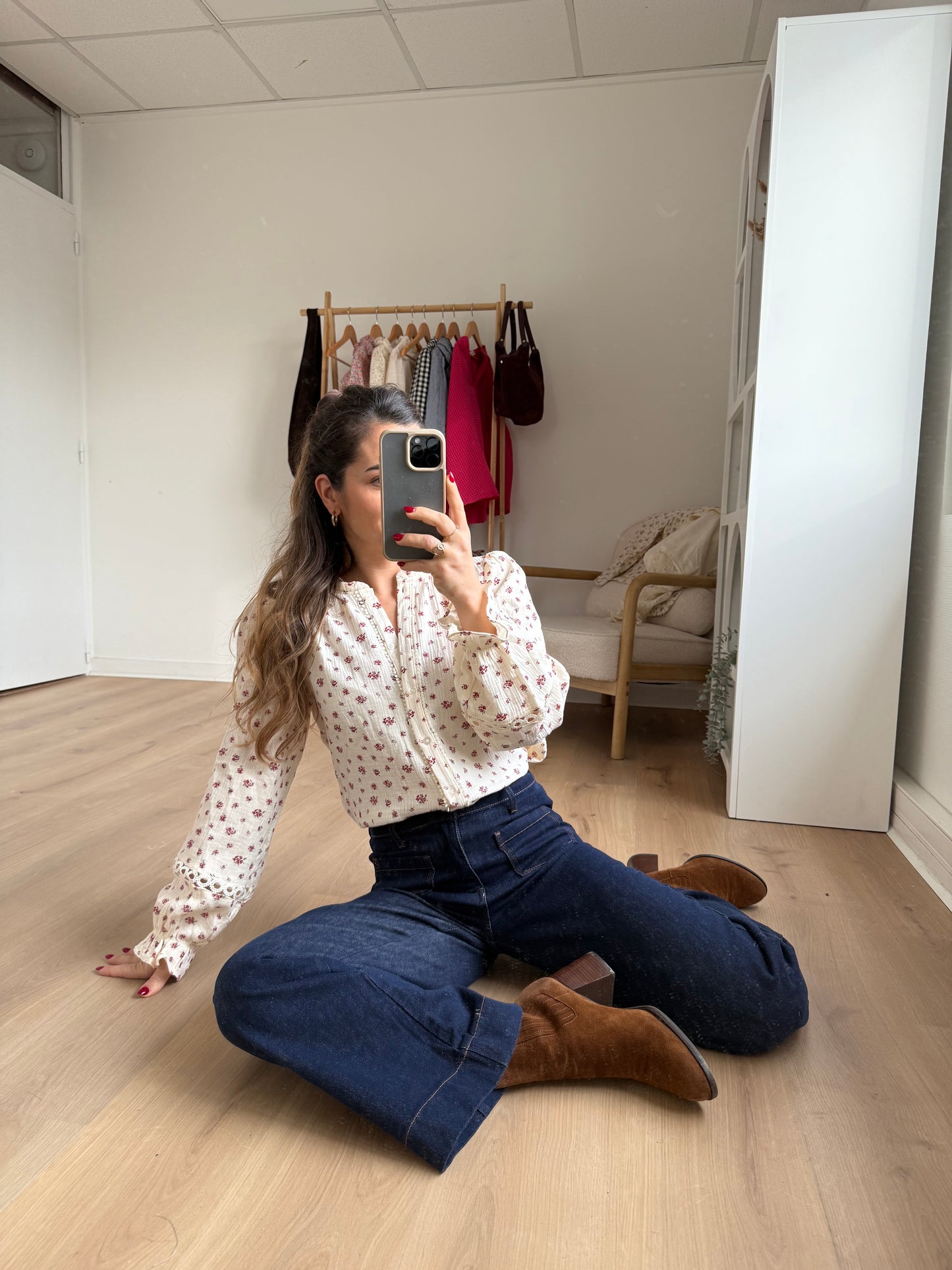 Blouse fleurie Eugenie