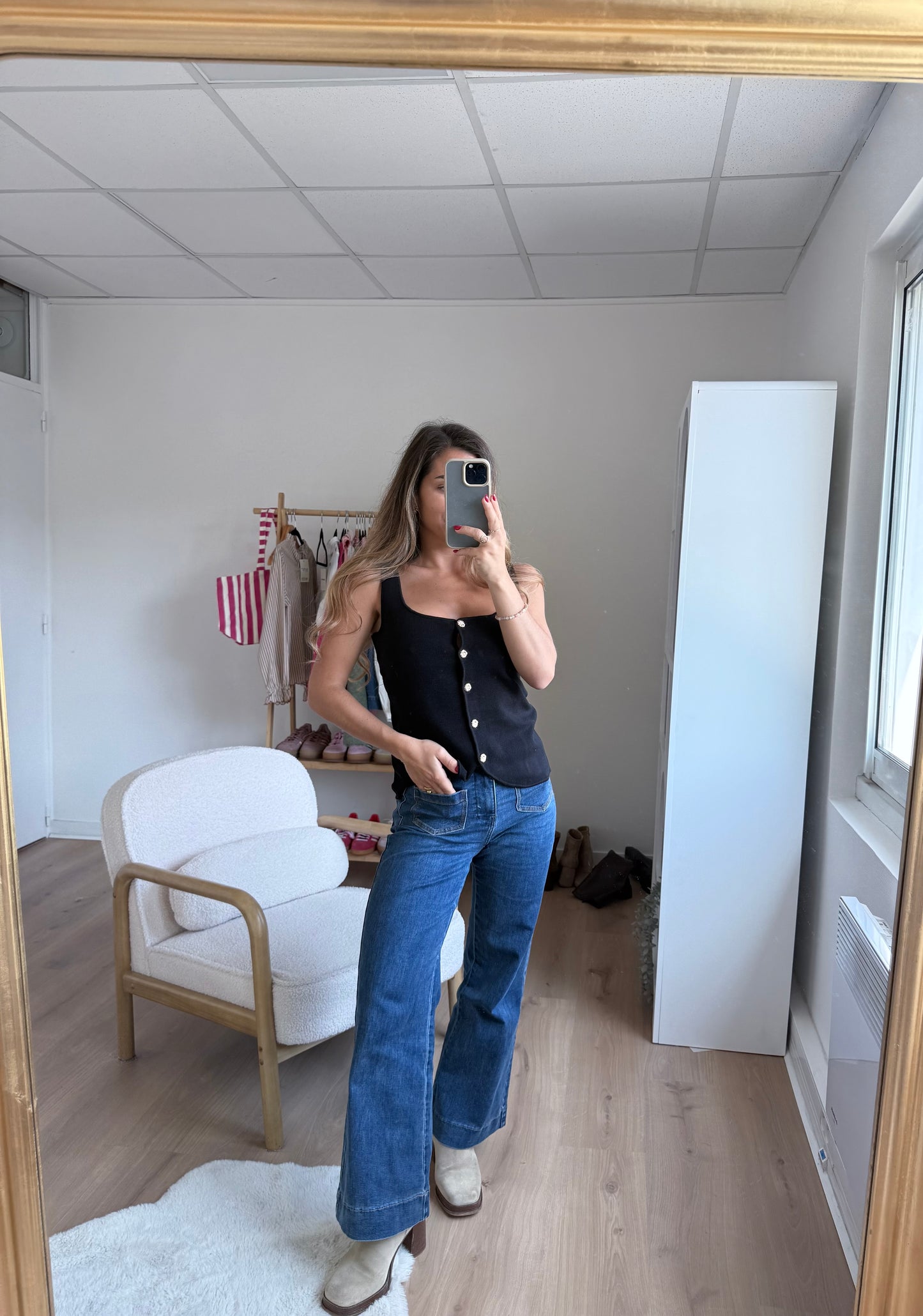 Top Ambre noir