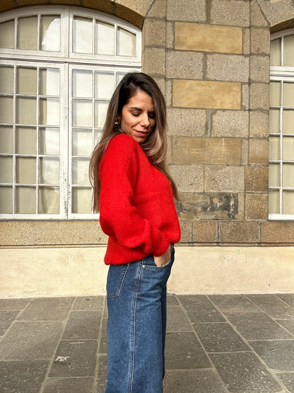 Pull Anna rouge