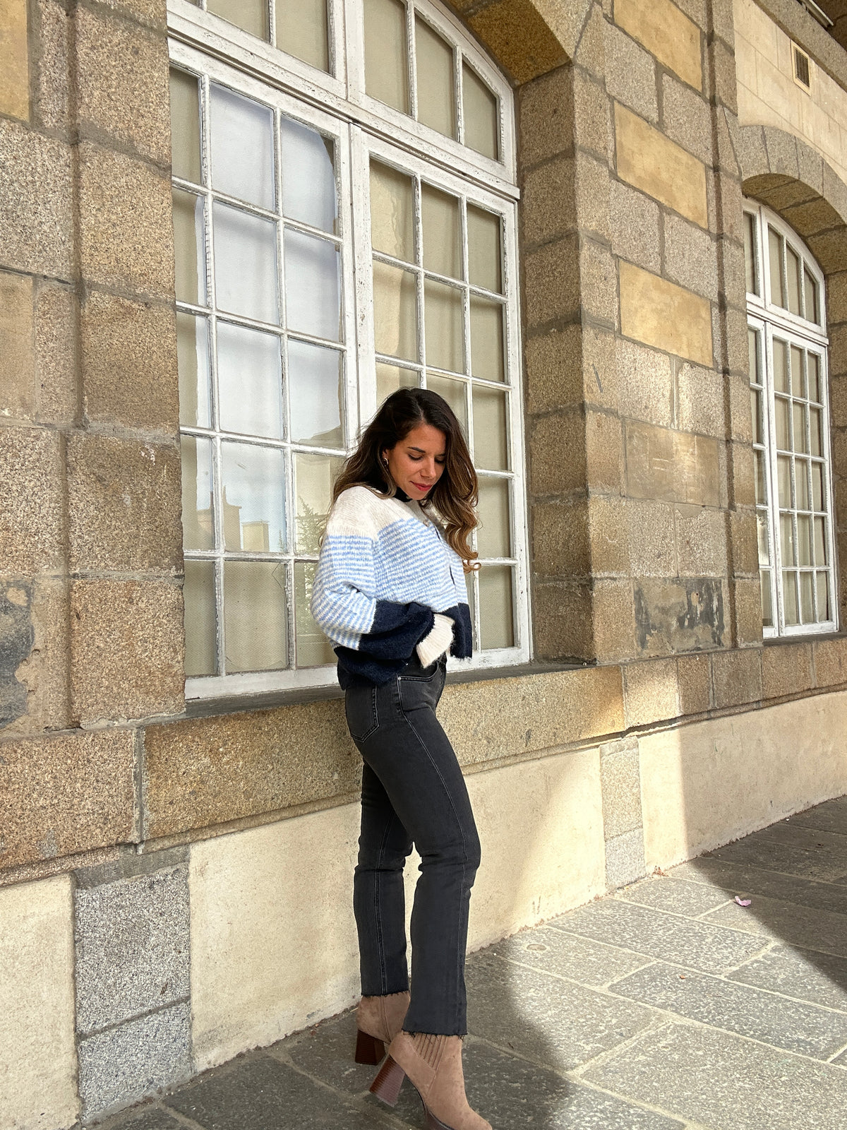 Jean Maryline gris anthracite