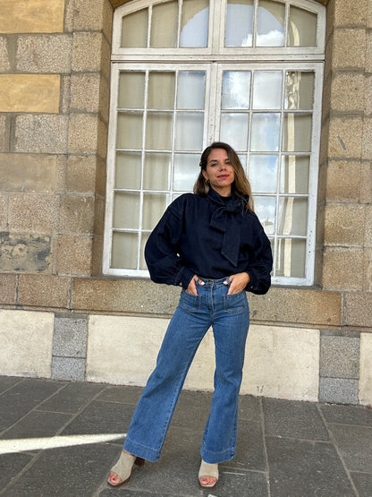 Blouse en jean Aliénor