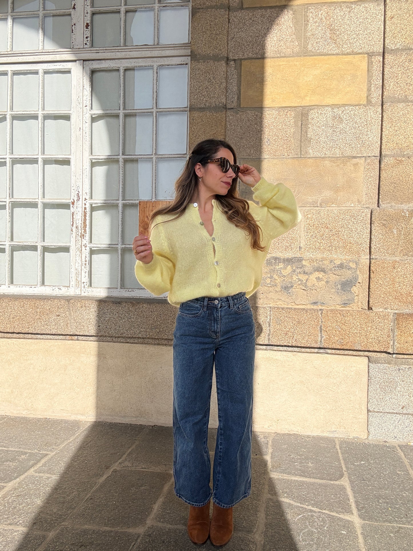 Maille en laine Bianca light Yellow