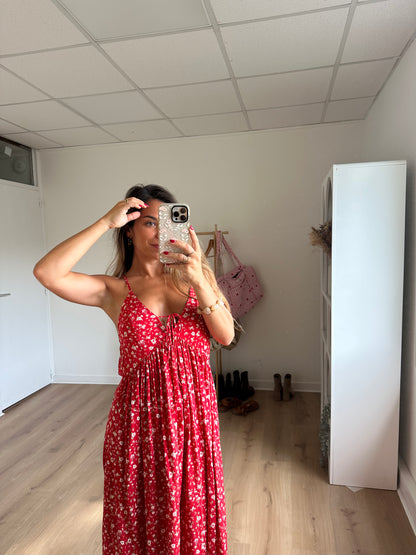 Robe longue fleurie Murcia