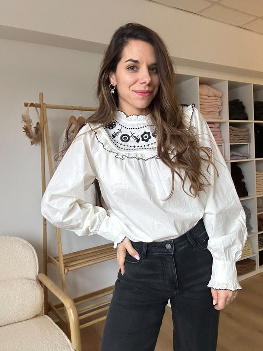 Blouse écrue Diane