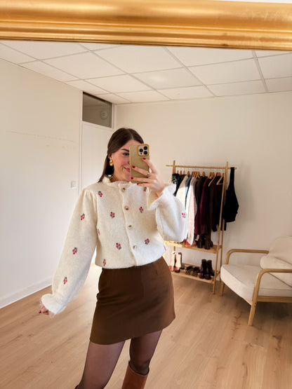 Cardigan fleuri Anna
