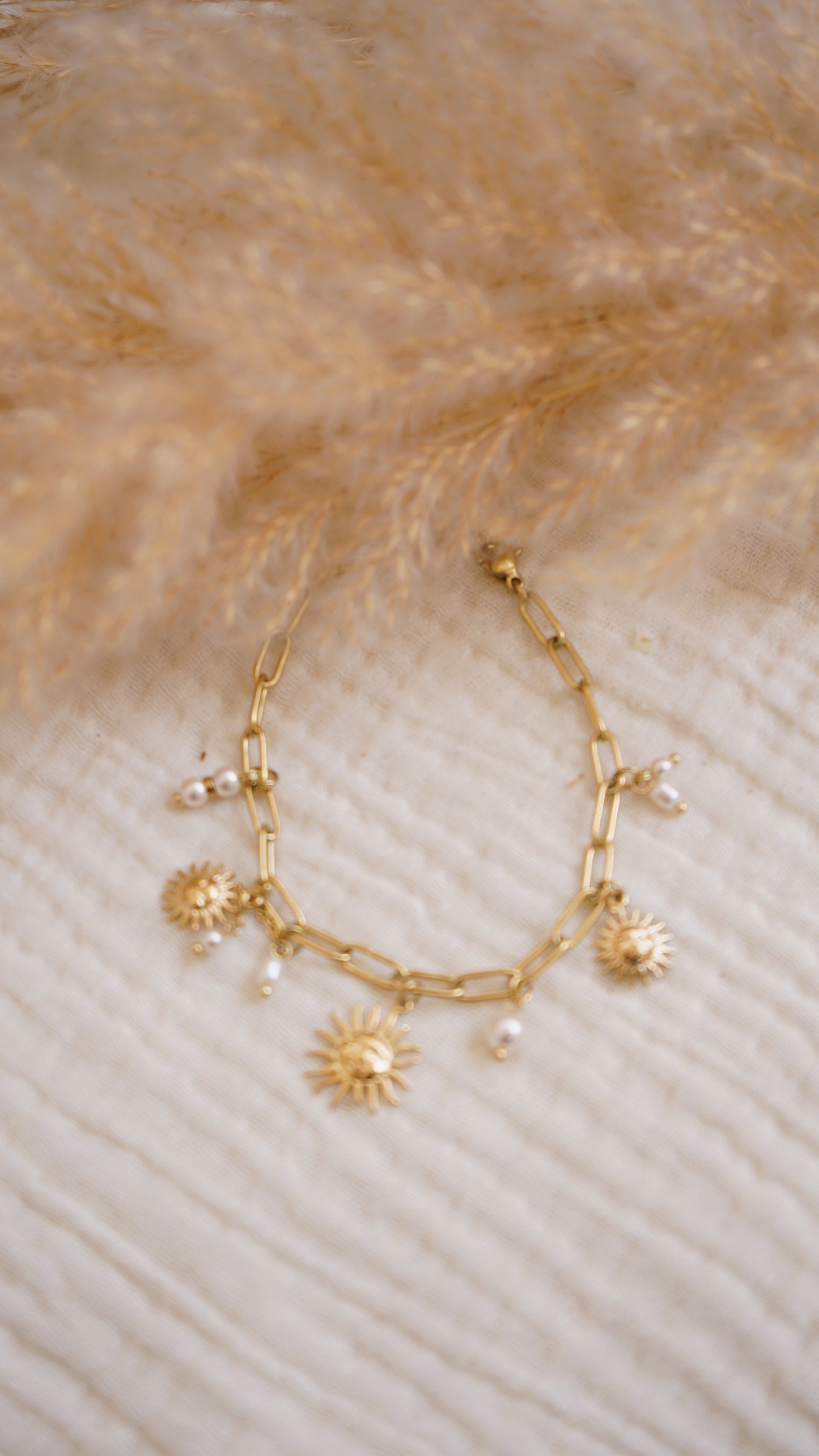 Bracelet chaîne soleil