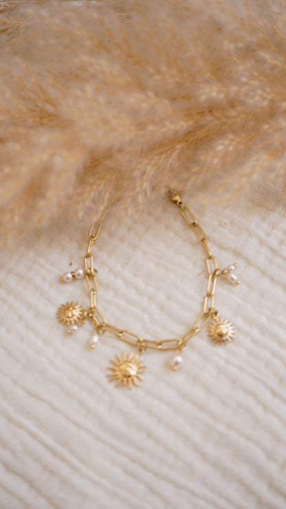 Bracelet chaîne soleil