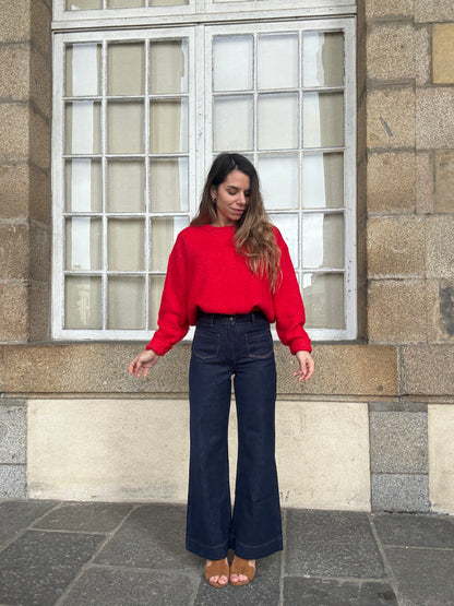 Pull Louise rouge