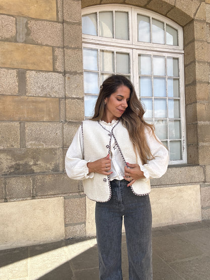 Gilet berger vichy Colette