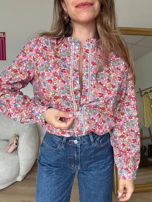 Blouse à fleurs Lisa