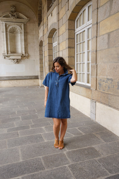 Robe en Jean Céleste