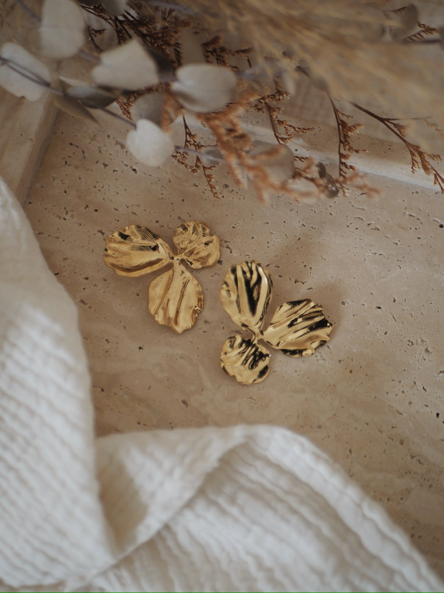 Boucles d'oreille Pétales