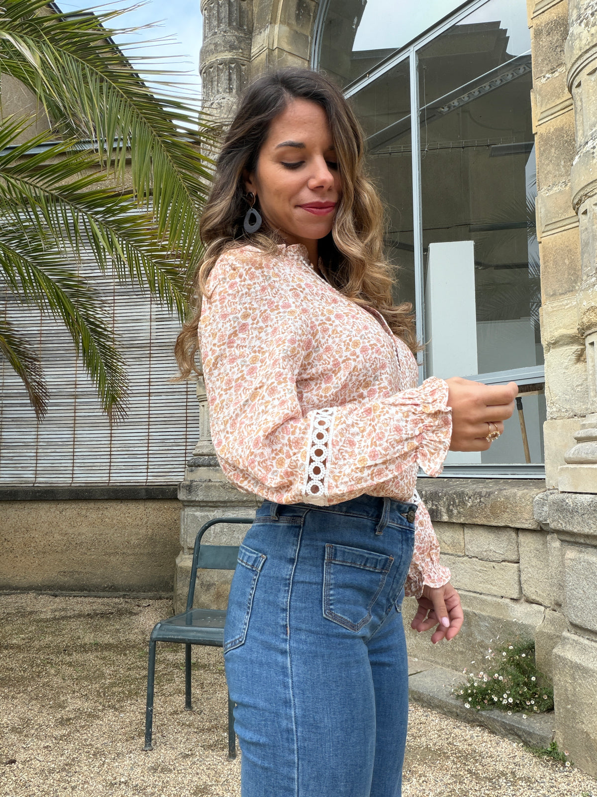 Blouse fleurie Daphné