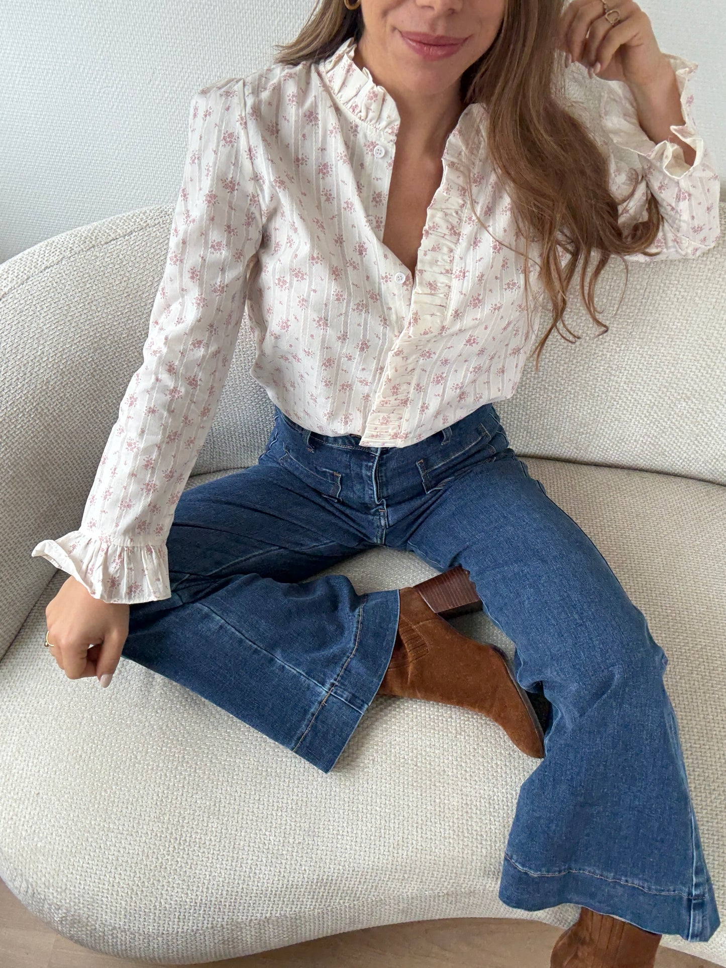 Blouse à fleurs Janelle