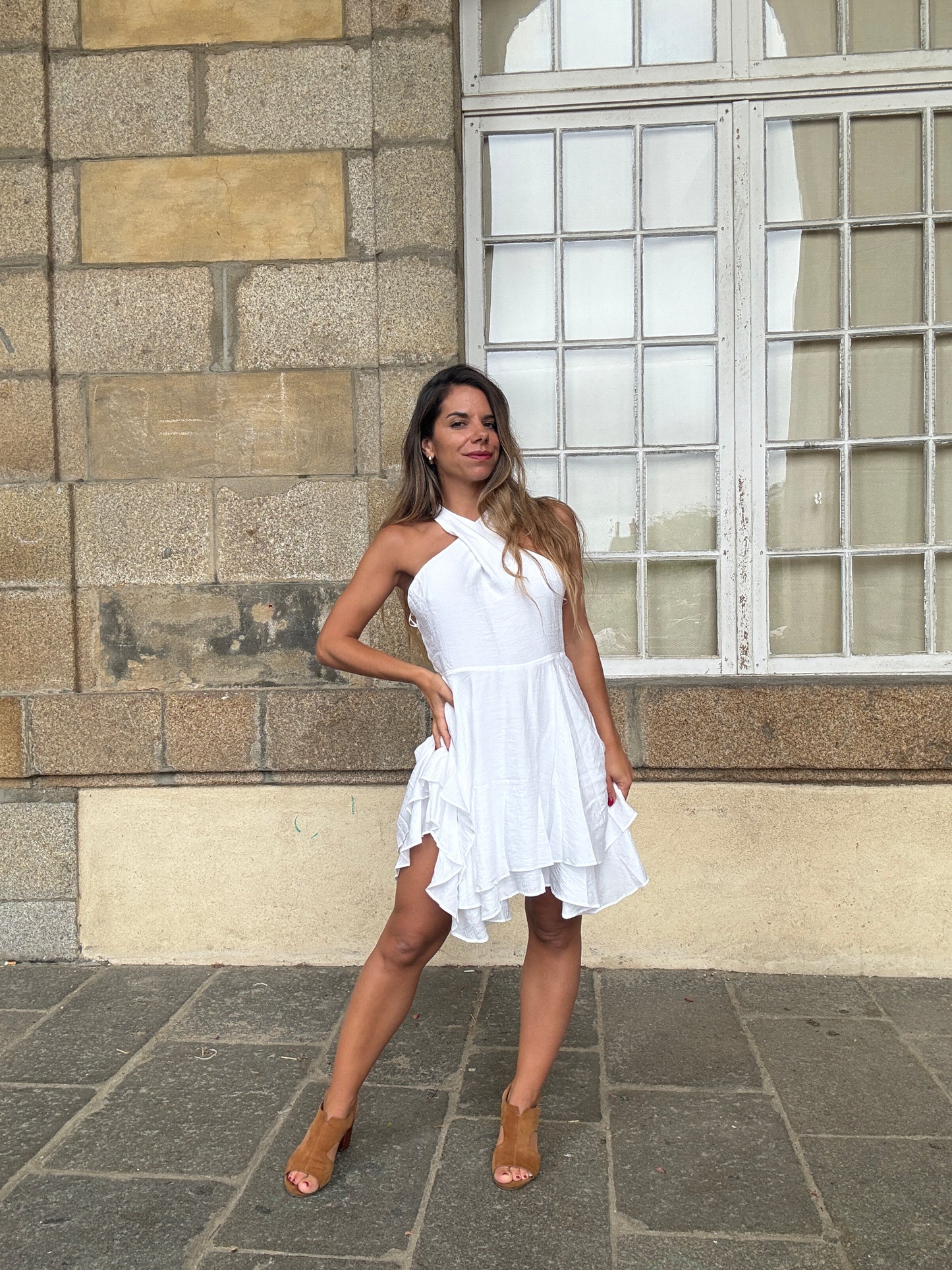 Robe Albane blanche