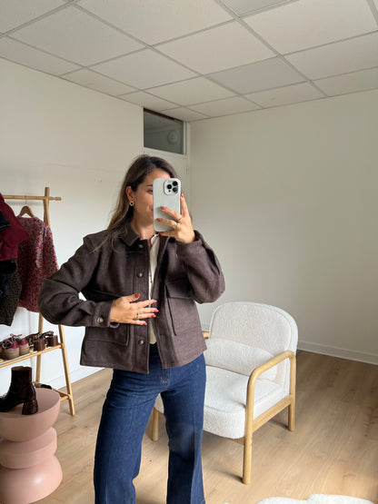 Veste chaude Max chocolat
