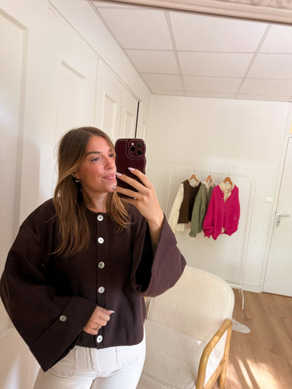 Cardigan Judith chocolat