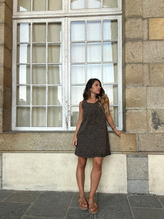 Robe Léa léopard
