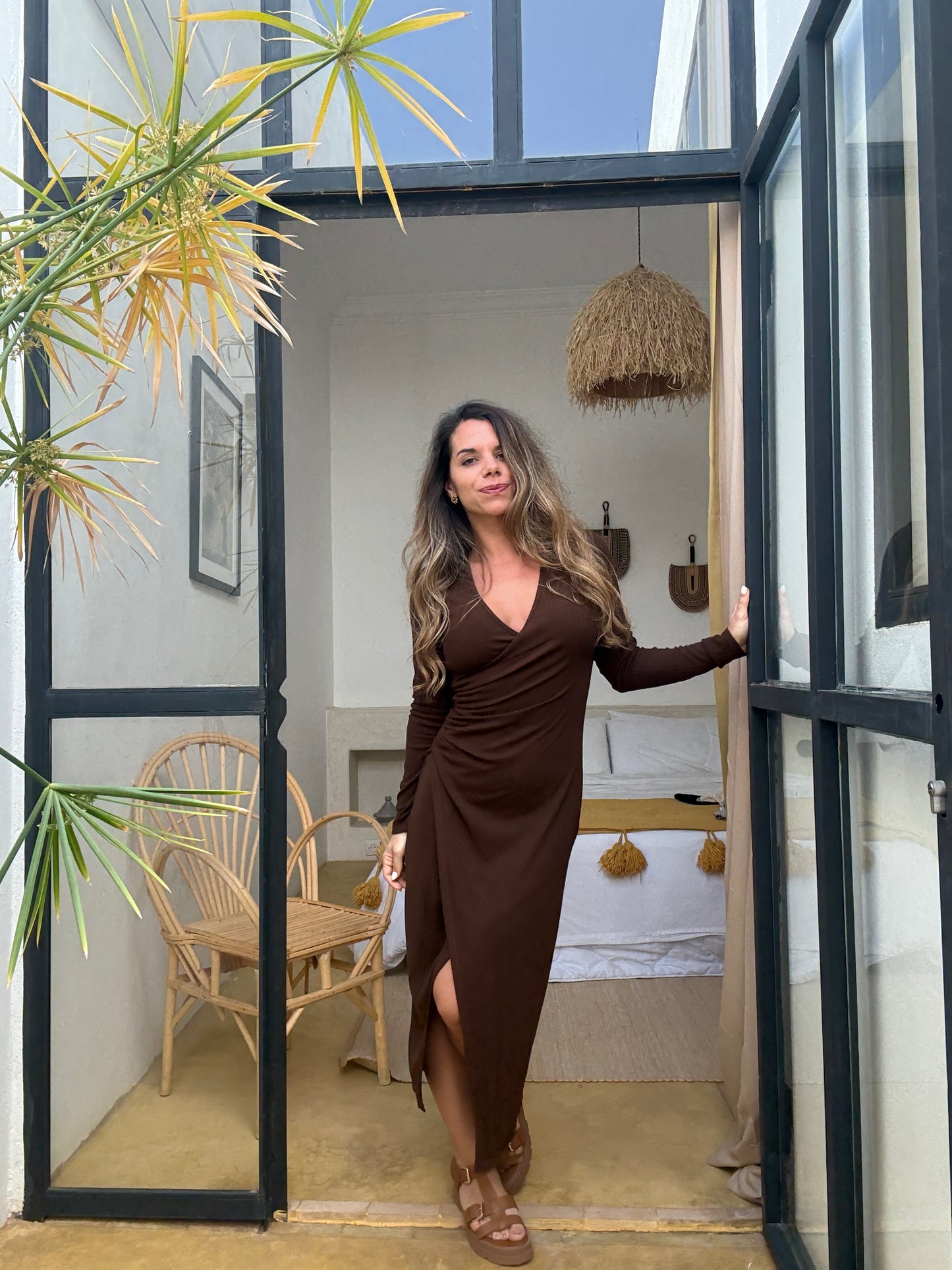 Robe Romane chocolat
