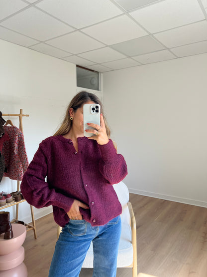 Cardigan Bordeaux Irène