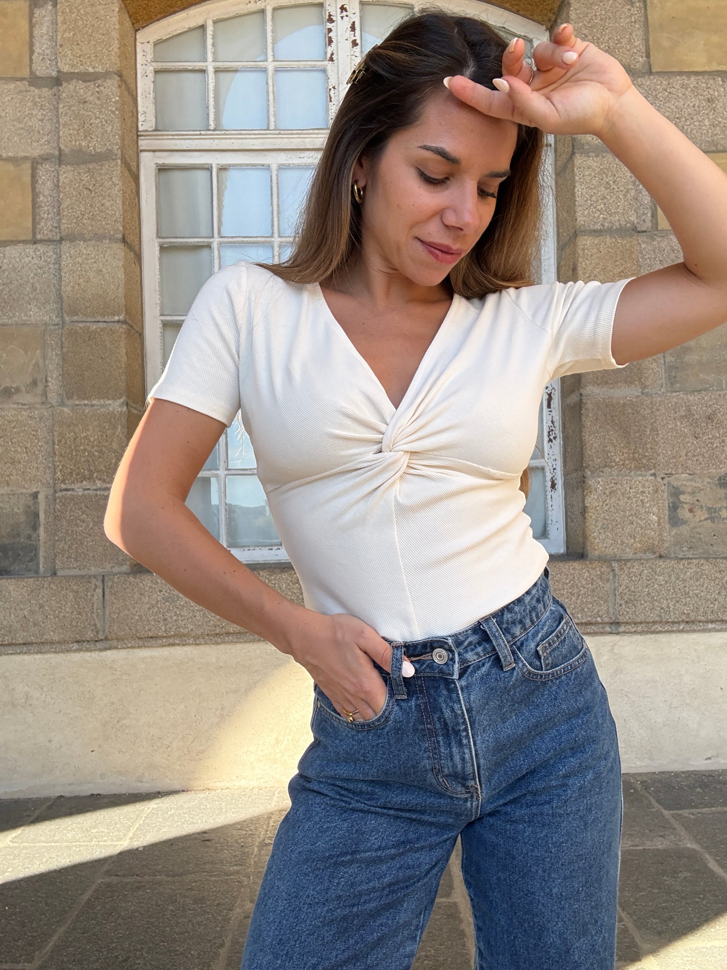 Tee-shirt écru Ysé