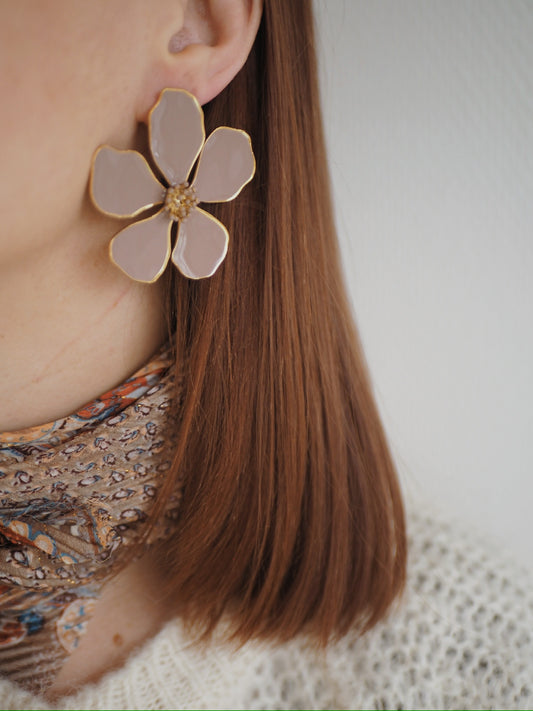 Boucles d'oreille Magnolia