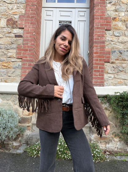 Veste à franges Dakota