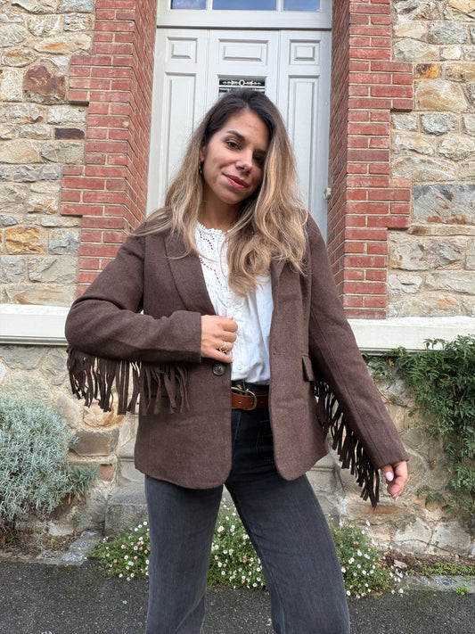 Veste à franges Dakota