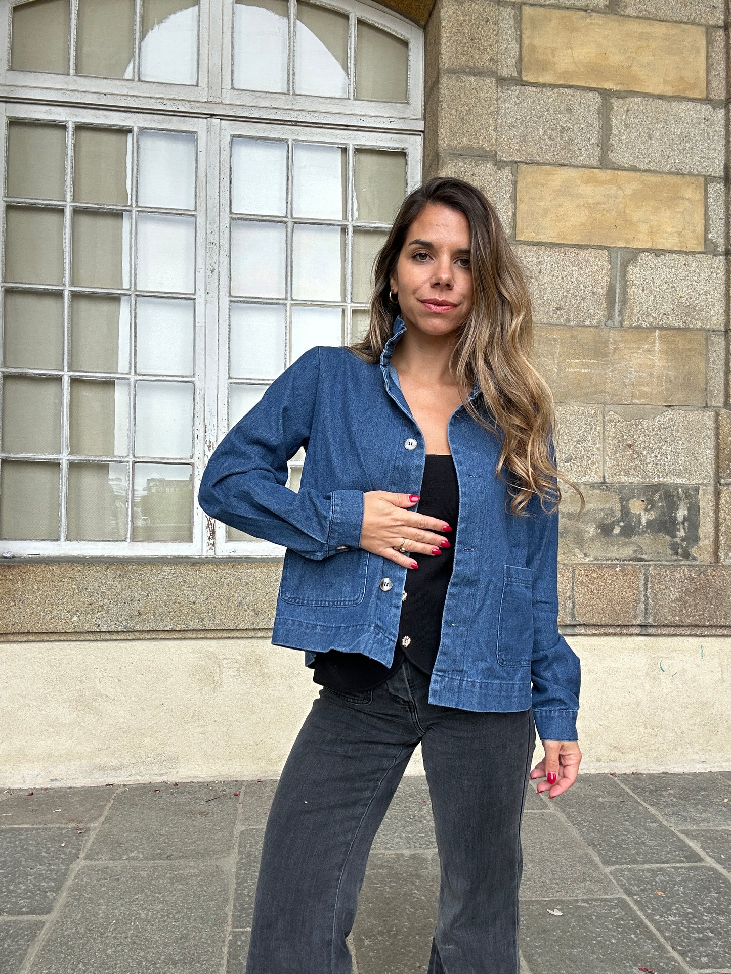 Veste en jean Isaure