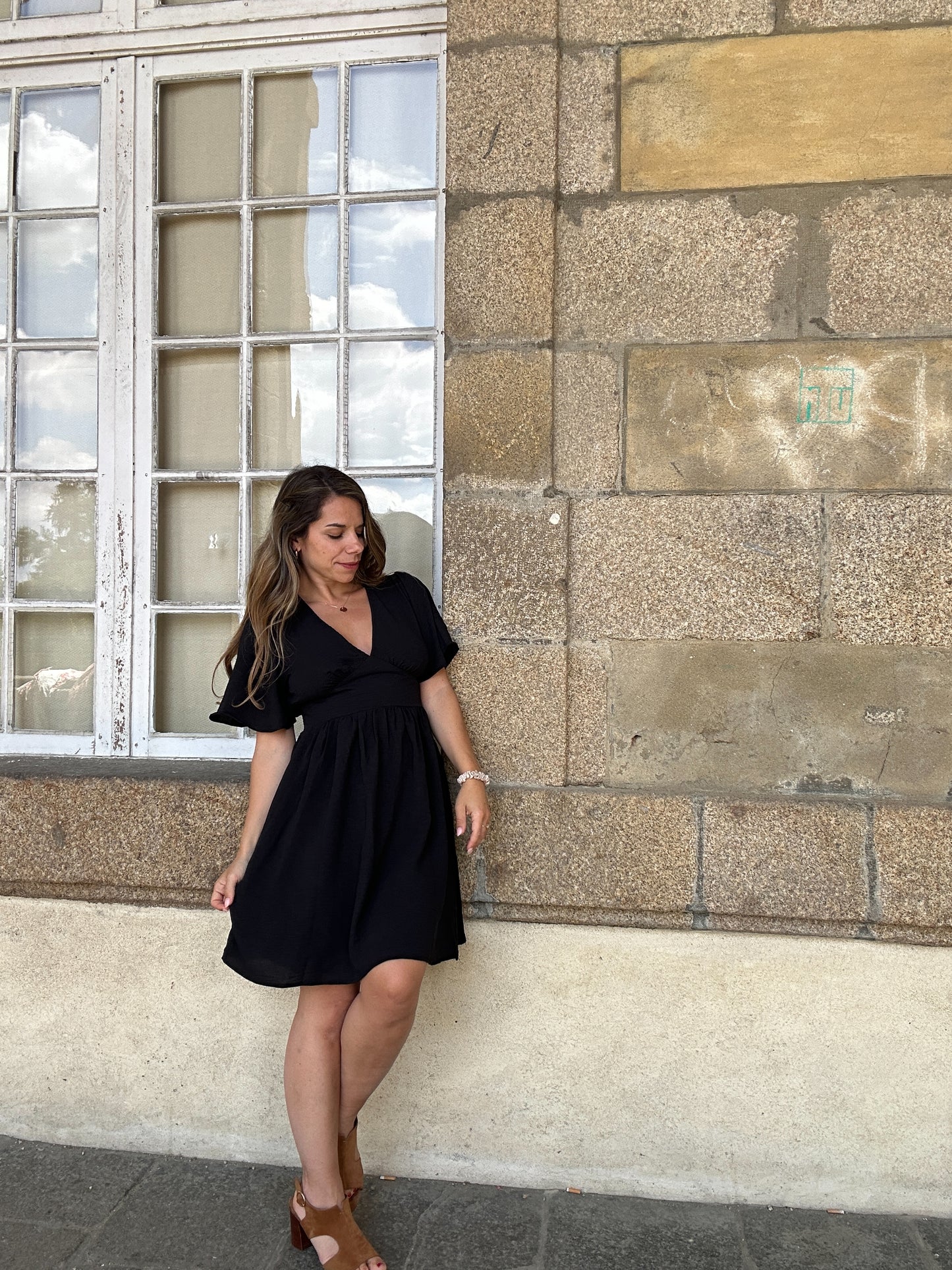 Mini Robe Marbella noire