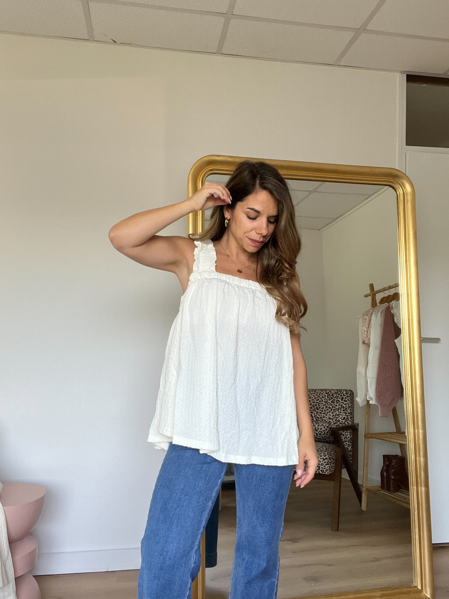 Blouse à bretelles et nœud dans le dos Ysée