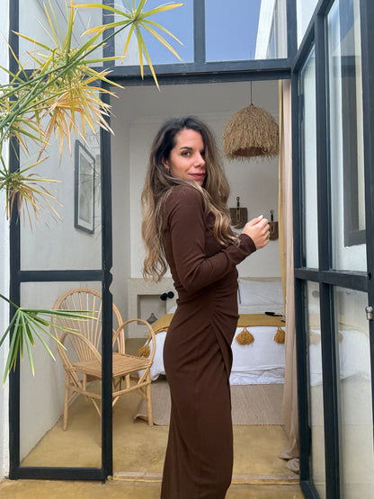 Robe Romane chocolat