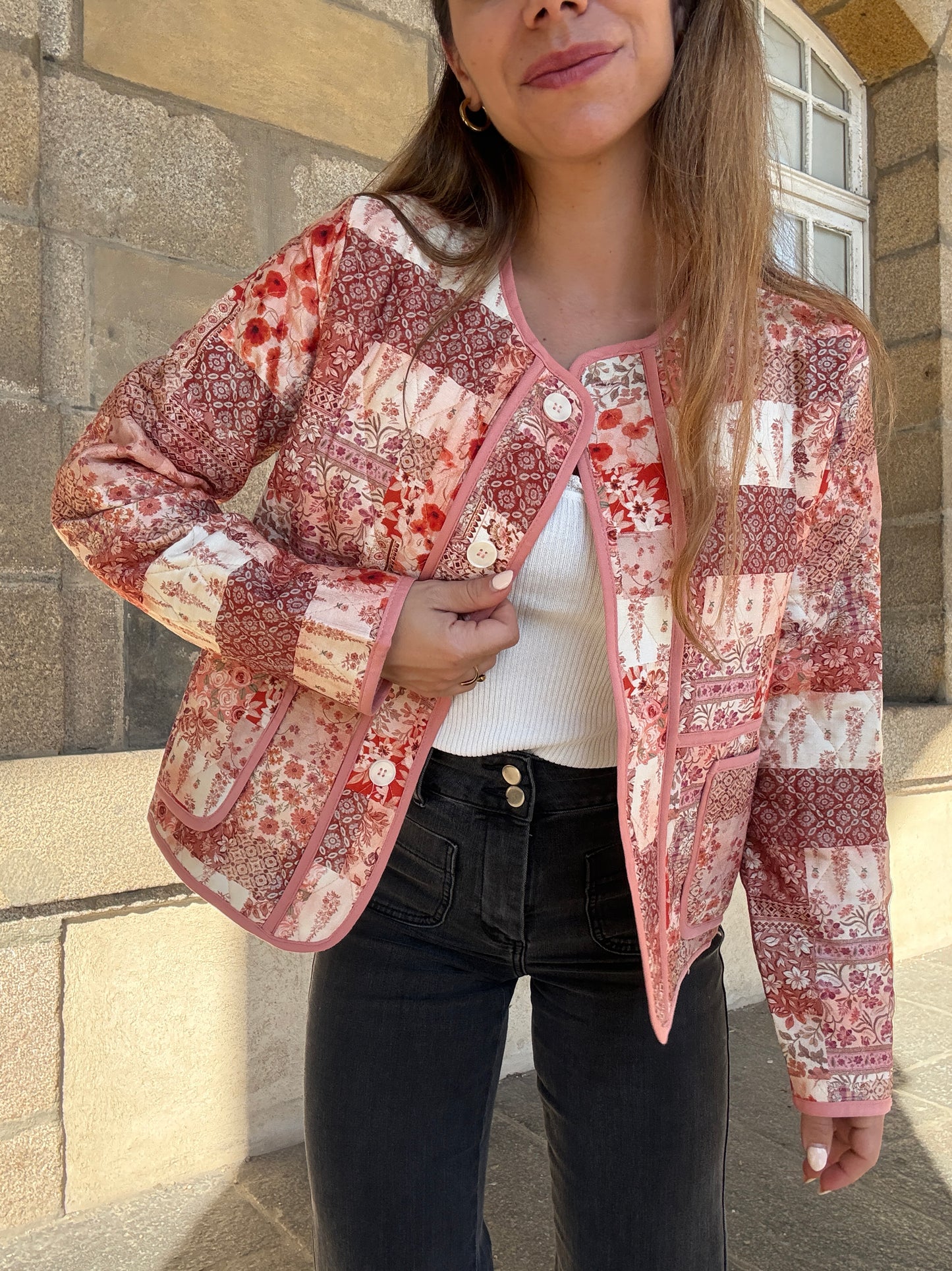 Veste matelassée Paula patchwork