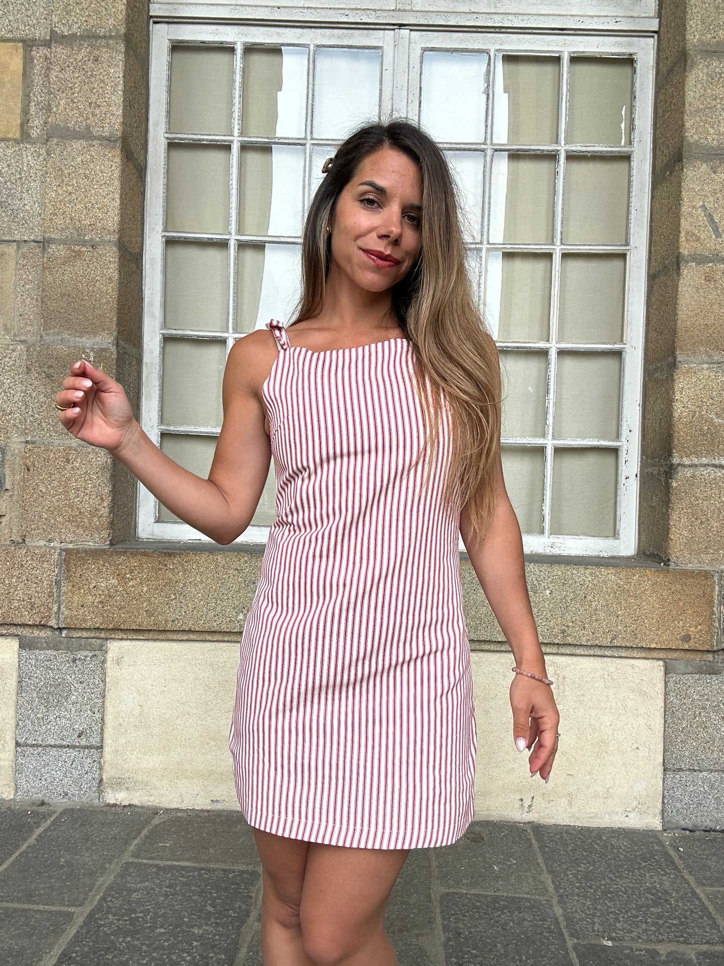 Robe rayée Sixtine