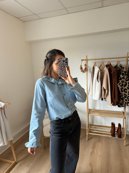 Blouse Pia denim clair