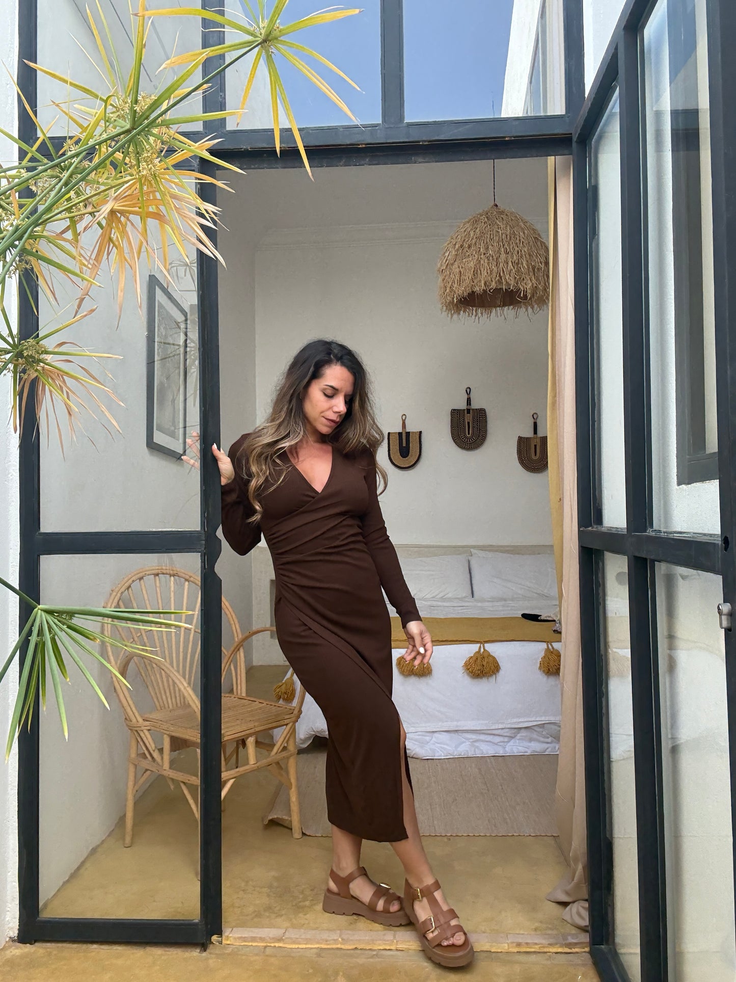Robe Romane chocolat