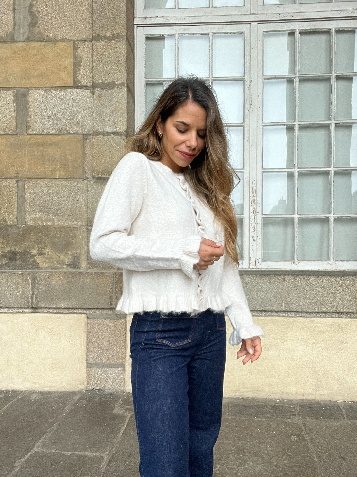 Cardigan Maxine écru