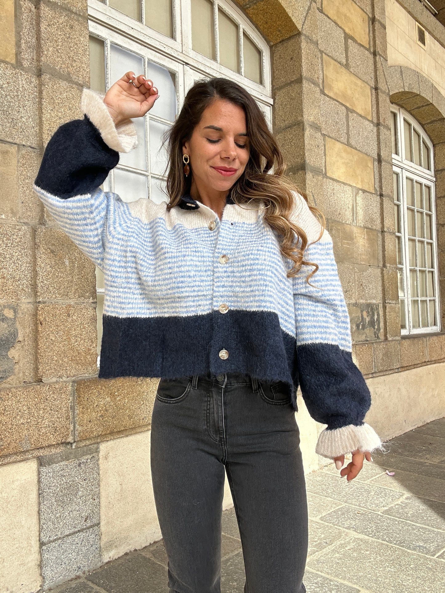 Jean Maryline gris anthracite