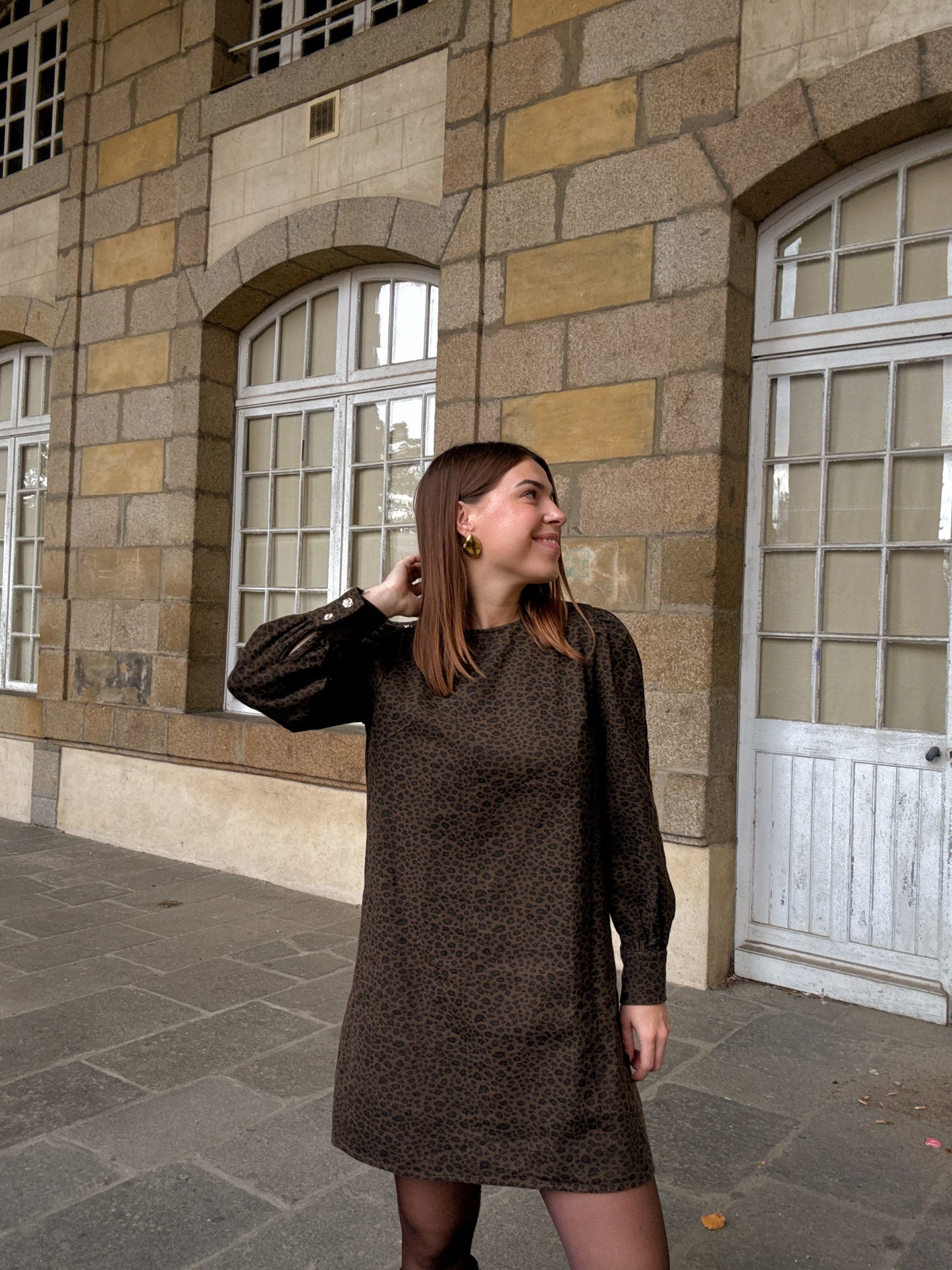 Robe Victoire léopard