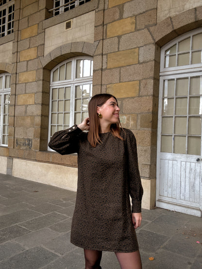 Robe Victoire léopard