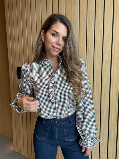 Blouse à carreaux Jeanne