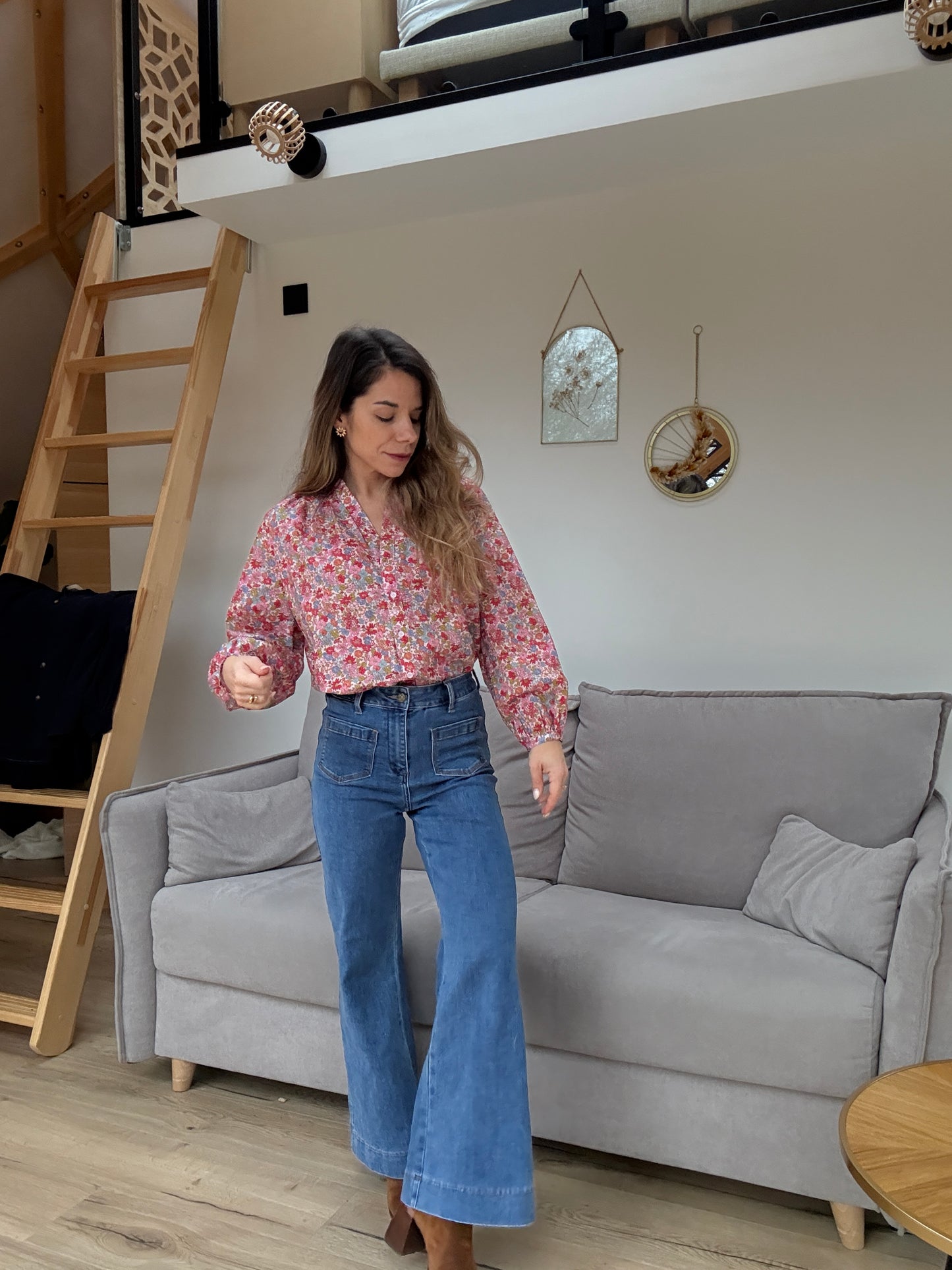Blouse fleurie Capucine