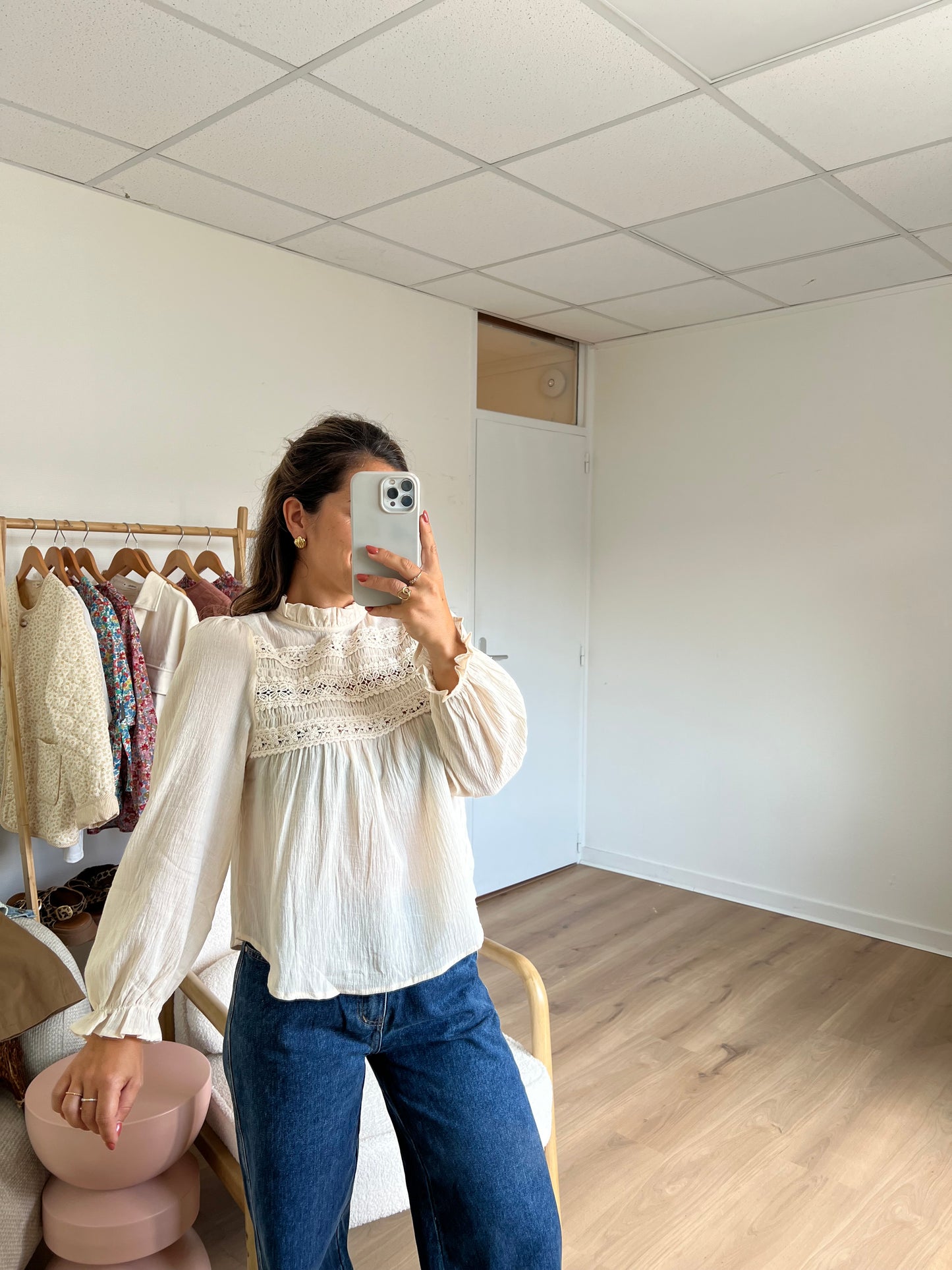 Blouse écrue Hortense