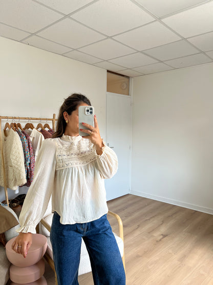 Blouse écrue Hortense