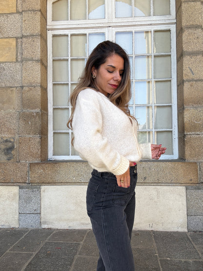 Cardigan Garance écru