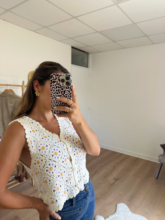 Top en crochet Solana