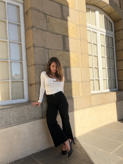 Top Cléo beige