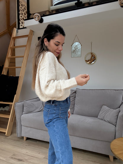 Pull Louise beige