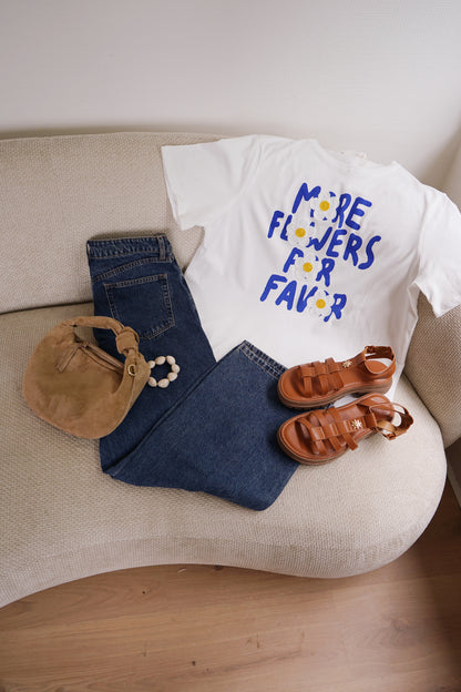 Tee-shirt more flowers por favor