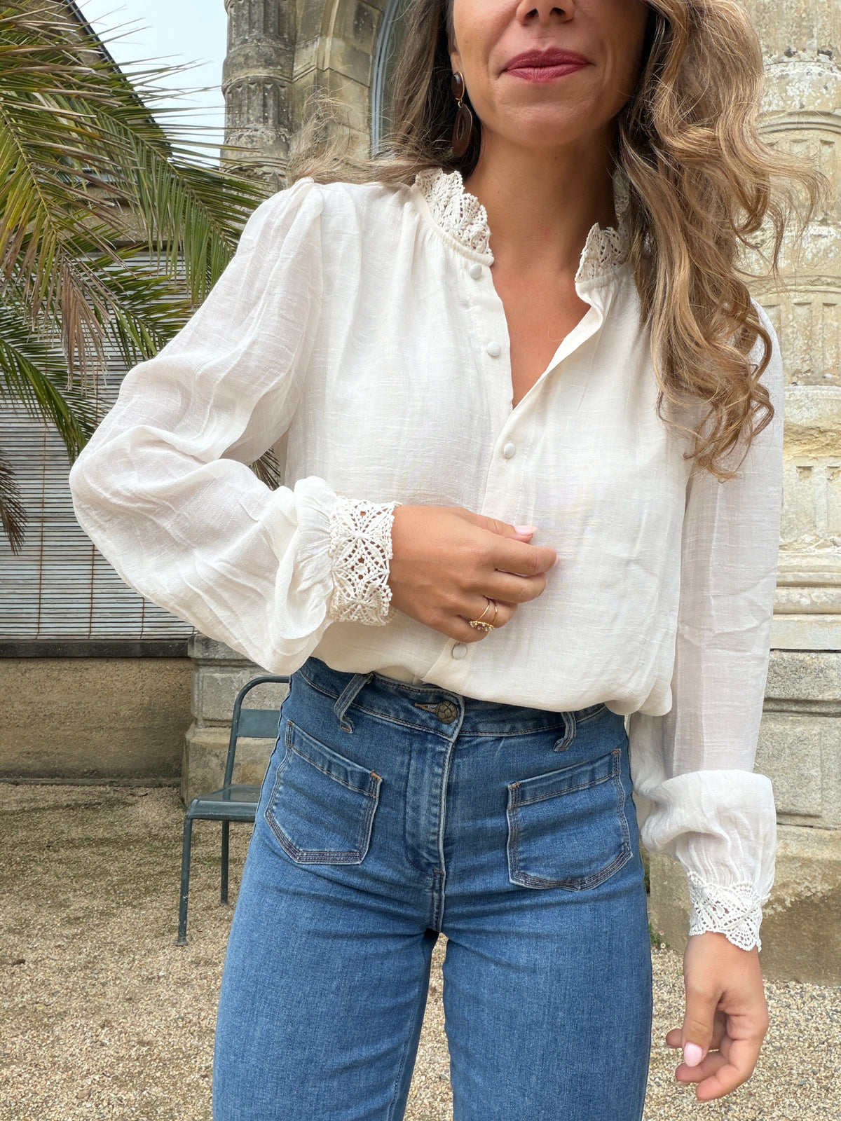 Blouse écrue Adèle